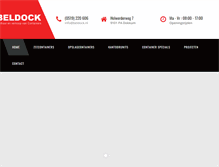 Tablet Screenshot of beldock.nl
